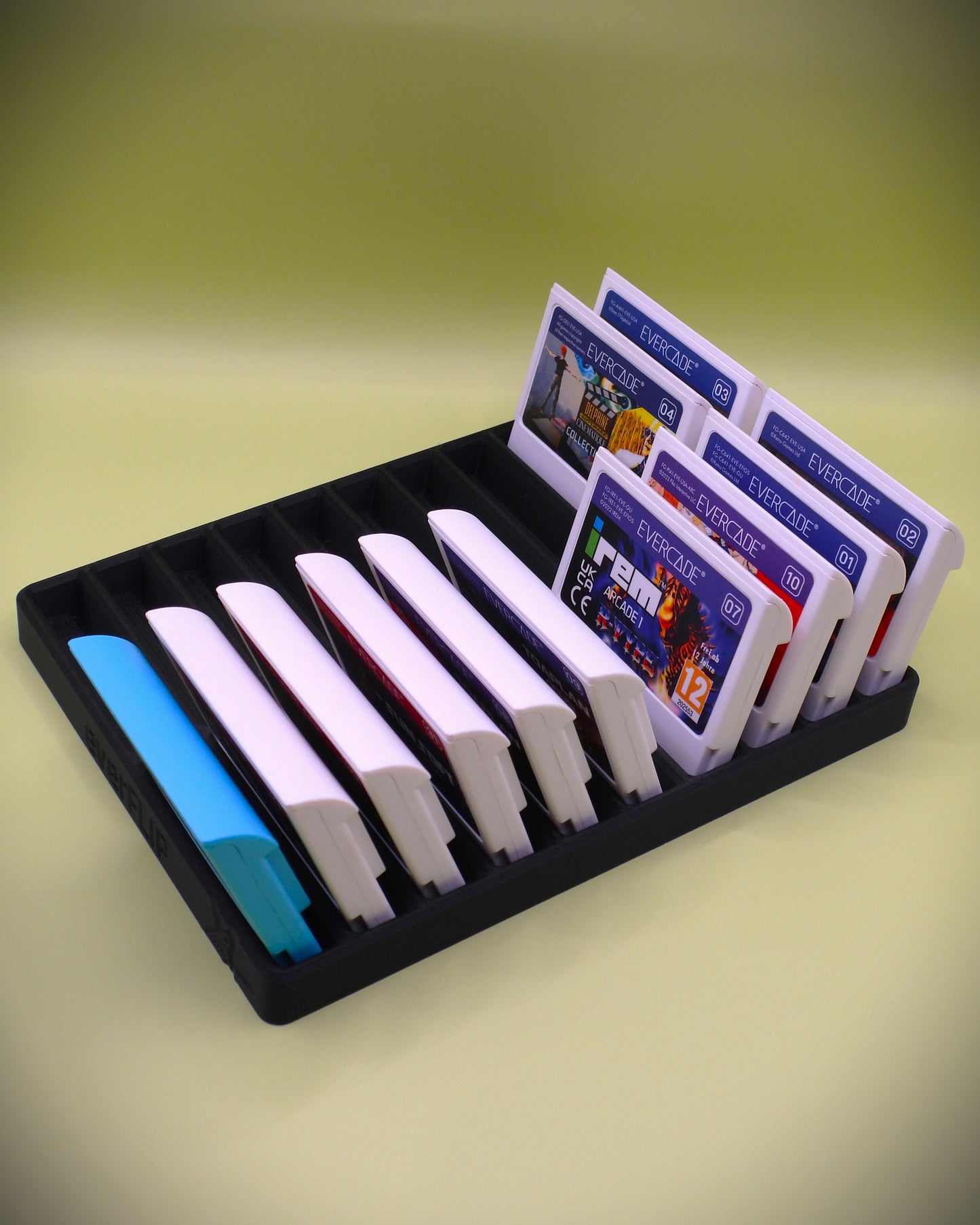 everFLIP - Organization tray for EVERCADE carts [FLAT BLACK]