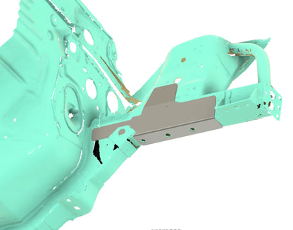 Good-enough-to-put-into-a-wall Rust Repair Plates for Fox chassis front frame rails 79-04